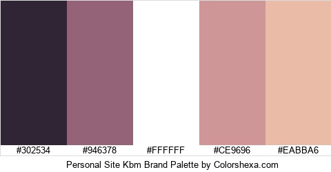 Personal Site Kbm Brand Colors Logo