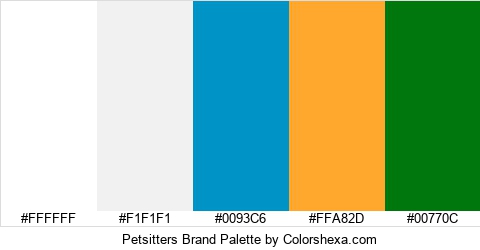 Petsitters Brand Colors Logo