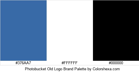 Photobucket Old Logo Brand Colors Logo
