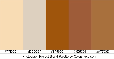 Photograph Project Brand Colors Logo