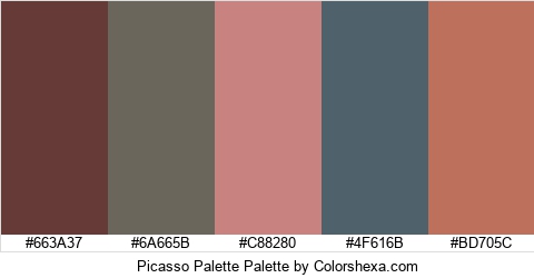 Picasso Palette Colors Logo