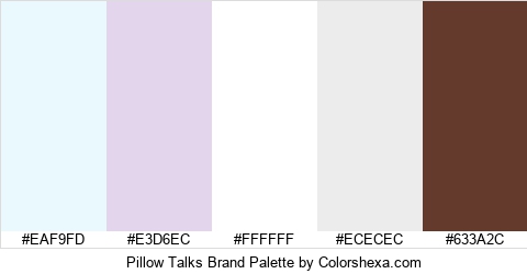 Pillow Talks Brand Colors Logo