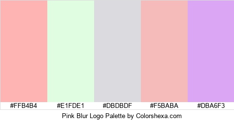 Pink Blur Logo Colors Logo