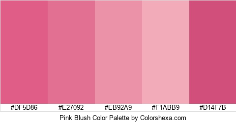 Pink Blush Color Colors Logo