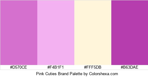 Pink Cuties Brand Colors Logo