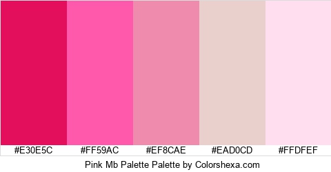Pink Mb Palette Colors Logo