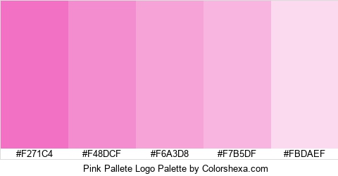 Pink Pallete Logo Colors Logo