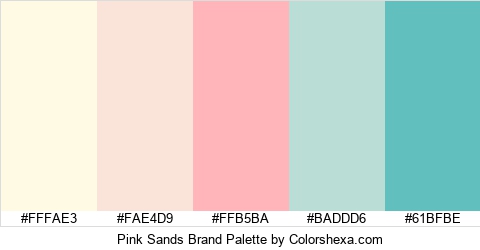 Pink Sands Brand Colors Logo