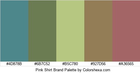 Pink Shirt Brand Colors Logo