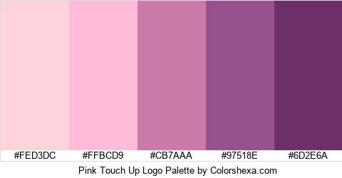 Pink Touch Up Logo Colors Logo