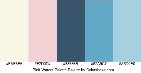 Pink Waters Palette Colors Logo