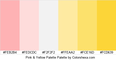 Pink & Yellow Palette Colors Logo