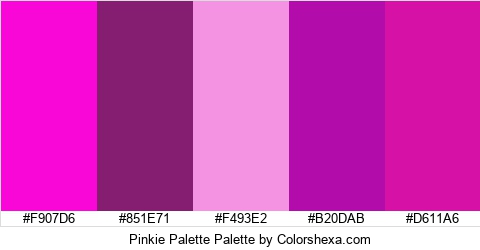 Pinkie Palette Colors Logo
