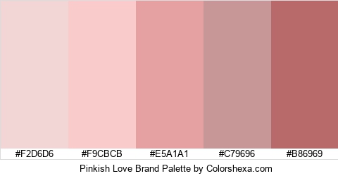 Pinkish Love Brand Colors Logo