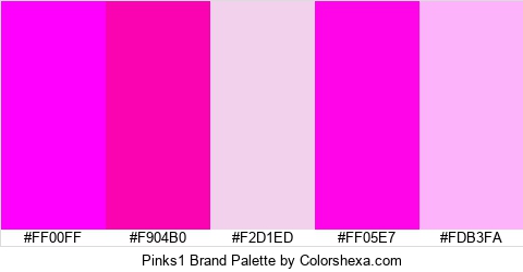 Pinks1 Brand Colors Logo
