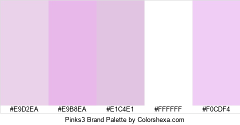 Pinks3 Brand Colors Logo