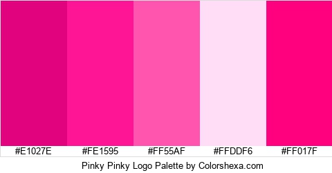 Pinky Pinky Logo Colors Logo