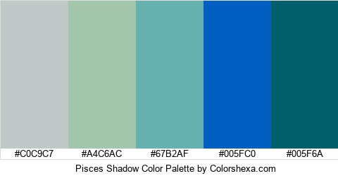 Pisces Shadow Color Colors Logo