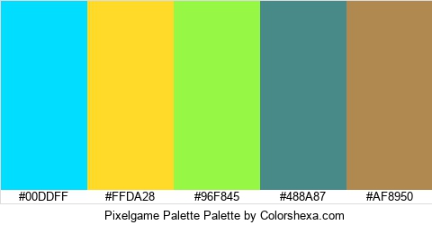 Pixelgame Palette Colors Logo