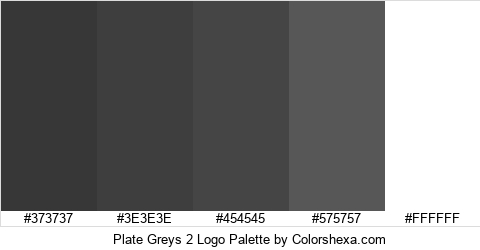Plate Greys 2 Logo Colors Logo