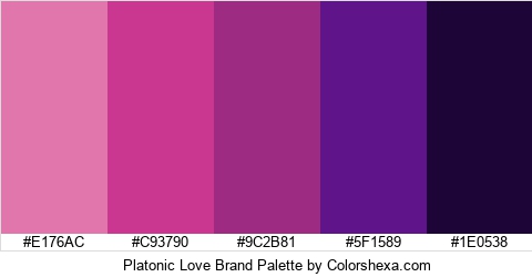 Platonic Love Brand Colors Logo
