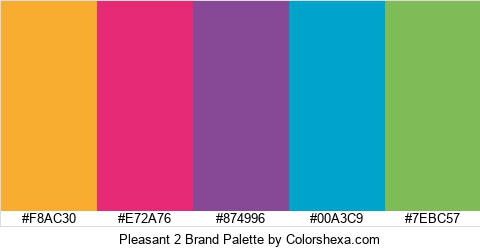 Pleasant 2 Brand Colors Logo