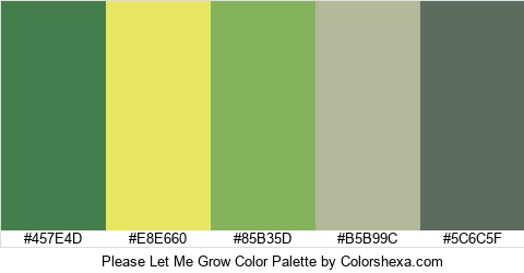 Please Let Me Grow Color Colors Logo