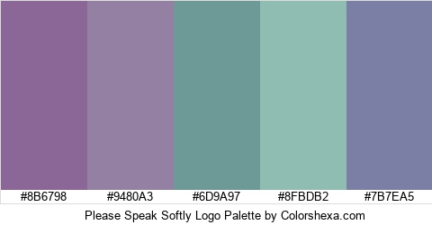 Please Speak Softly Logo Colors Logo