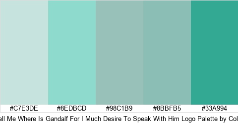 Please Tell Me Where Is Gandalf For I Much Desire To Speak With Him Logo Colors Logo