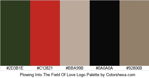 Plowing Into The Field Of Love Logo Colors Logo