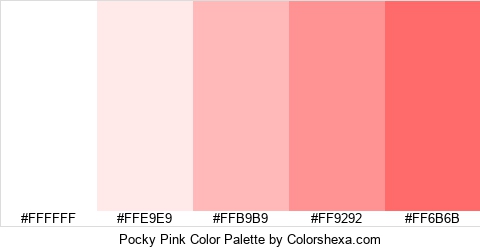 Pocky Pink Color Colors Logo