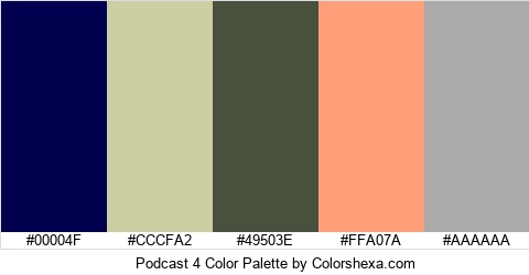 Podcast 4 Color Colors Logo