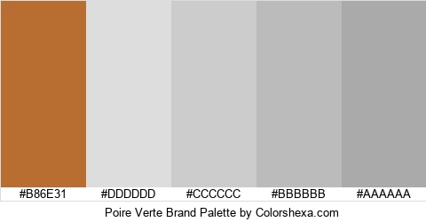 Poire Verte Brand Colors Logo
