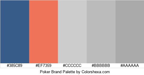 Poker Brand Colors Logo
