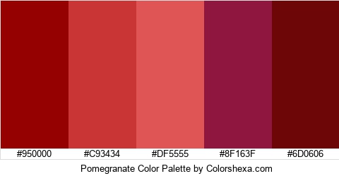 Pomegranate Color Colors Logo