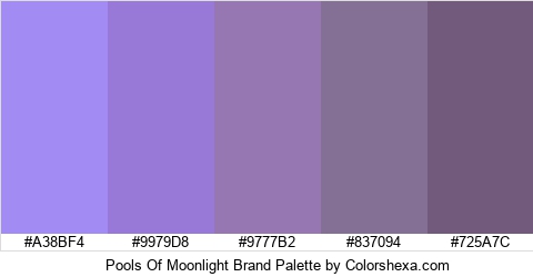 Pools Of Moonlight Brand Colors Logo