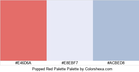 Popped Red Palette Colors Logo