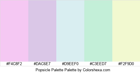 Popsicle Palette Colors Logo