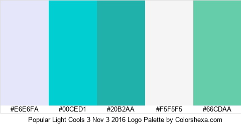 Popular Light Cools 3 Nov 3 2016 Logo Colors Logo