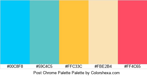 Post Chrome Palette Colors Logo