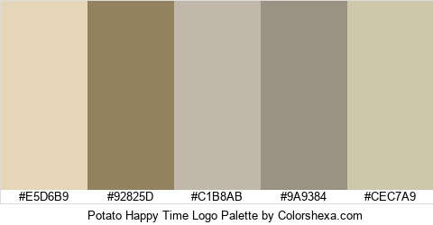 Potato Happy Time Logo Colors Logo