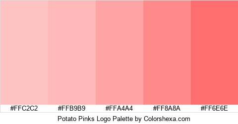 Potato Pinks Logo Colors Logo