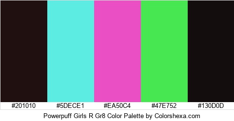 Powerpuff Girls R Gr8 Color Colors Logo