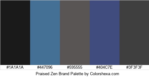 Praised Zen Brand Colors Logo
