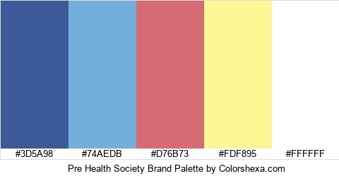 Pre Health Society Brand Colors Logo