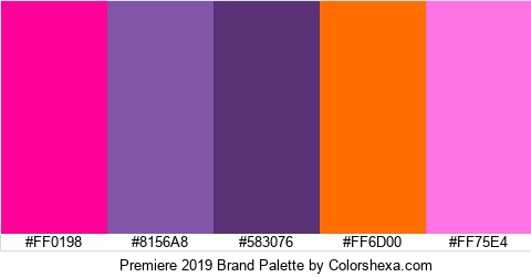 Premiere 2019 Brand Colors Logo