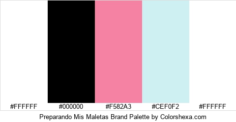 Preparando Mis Maletas Brand Colors Logo