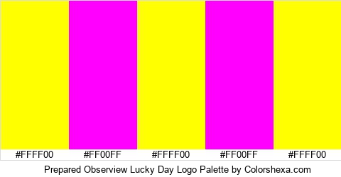 Prepared Obserview Lucky Day Logo Colors Logo
