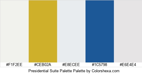 Presidential Suite Palette Colors Logo