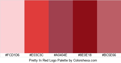 Pretty In Red Logo Colors Logo